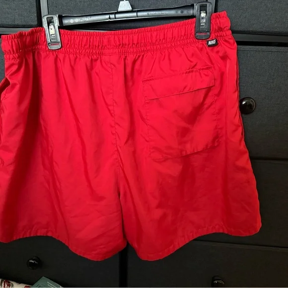 Nike Red Athletic Shorts Lightweight Performance - Picture 3 of 4